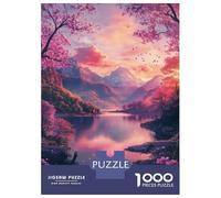 1000 Piece Jigsaw Puzzles for Teenagers Jigsaw Cherry Blossom Serenity-12 Teenager Puzzles Relaxing Games For Family Fun Deal As Gifts for The Whole Family 38x26cm/1000pcs
