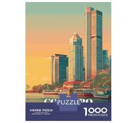 1000 Piece Jigsaw Puzzles for Teenagers Jigsaw Colombo, Sri Lanka Cityscape Teenager Puzzles Relaxing Games For Family Fun Deal As Gifts for The Whole Family 52x38cm/1000pcs