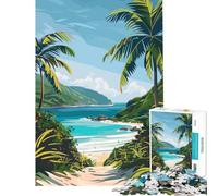 1000 Piece Jigsaw Puzzles for Teenagers Jigsaw Con Dao Island Vietnam Difficult And Challenge A Work of Art Fun Games Suitable for People Aged 14 And Above (38X52cm)