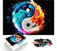 1000 Piece Jigsaw Puzzles for teenagers Jigsaw Cosmic Harmony Yin Yang Familienaktivität Ein Kunstwerk52x38cm