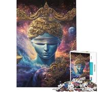 1000 Piece Jigsaw Puzzles for Teenagers Jigsaw Cosmic Justice Puzzles for Adults Family Game Difficult Challenge Stress Reduction Gifts (Size 50x75cm)