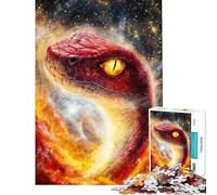 1000 Piece Jigsaw Puzzles for Teenagers Jigsaw Cosmic Serpent Teenager Puzzles Hands-on Game Difficult Hard Help The Brain Exercise (Size 75x50cm)