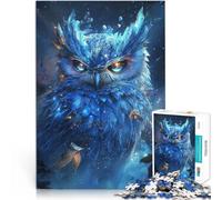 1000 Piece Jigsaw Puzzles for teenagers Jigsaw Cosmic Wonder Owl Lustige Spiele mit passendem Poster und Quizblatt75x50cm