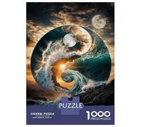 1000 Piece Jigsaw Puzzles for Teenagers Jigsaw Crashing Harmony Jigsaw Puzzle Anti-Stress Toys Wall Decoration for Birthday, Chrismas 52x38cm/1000pcs