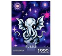 1000 Piece Jigsaw Puzzles for Teenagers Jigsaw Cthulhu Space Creature Jigsaw Hands-on Game Hand Speed Race Deal As Gifts for The Whole Family 38x26cm/1000pcs