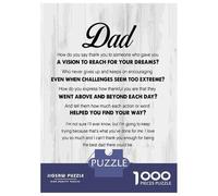 1000 Piece Jigsaw Puzzles for Teenagers Jigsaw Dad Motivational Quotes Jigsaw for Adults Hands-on Game But Fun And Humorous Help The Brain Exercise 70x50cm/1000pcs