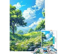 1000 Piece Jigsaw Puzzles for Teenagers Jigsaw Daisy Meadow Puzzles for Adults Fun Games Wall Art Help The Brain Exercise (Size 38x26cm)
