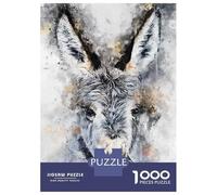 1000 Piece Jigsaw Puzzles for Teenagers Jigsaw Donkey Art Jigsaw for Adults Hands-on Game But Fun And Humorous Help The Brain Exercise 38x26cm/1000pcs