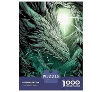 1000 Piece Jigsaw Puzzles for Teenagers Jigsaw Dragon in A Mystical Forest Jigsaw Puzzle Brain Teaser Game Home Decoration Deal As Gifts for The Whole Family 70x50cm/1000pcs
