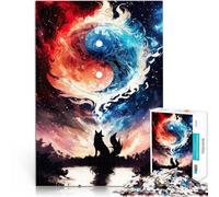 1000 Piece Jigsaw Puzzles for teenagers Jigsaw Dreaming Yin and Yang Denkspiel Tolles Geschenk für Spiele75x50cm
