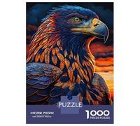1000 Piece Jigsaw Puzzles for Teenagers Jigsaw Eagle Art Series Style 2 Adult Jigsaw Anti-Stress Toys Difficult Challenge for Birthday, Chrismas 70x50cm/1000pcs