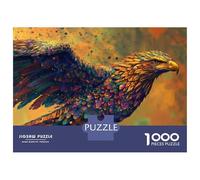 1000 Piece Jigsaw Puzzles for Teenagers Jigsaw Eagle Wall Art Print-7 Teenager Puzzles Hands-on Game Wall Decoration Unique Birthday And Gifts 38x26cm/1000pcs