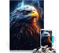 1000 Piece Jigsaw Puzzles for teenagers Jigsaw Epic stormy Eagle Analyse und Logik Heimdekoration Spielzeug38x26cm