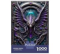 1000 Piece Jigsaw Puzzles for Teenagers Jigsaw Eternal Dragon Wings Jigsaw for Adults Hands-on Game But Fun And Humorous Help The Brain Exercise 70x50cm/1000pcs