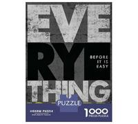 1000 Piece Jigsaw Puzzles for Teenagers Jigsaw Everything Is Hard Jigsaw for Adults Hands-on Game But Fun And Humorous Help The Brain Exercise 70x50cm/1000pcs