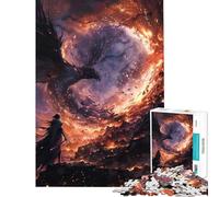 1000 Piece Jigsaw Puzzles for Teenagers Jigsaw Evil Black Phoenix for Birthday, Chrismas A Work of Art Impossible Game for And from 14 Years And over (38x26cm)