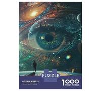 1000 Piece Jigsaw Puzzles for Teenagers Jigsaw Explore The Universe with Our Cosmic Glasses! Puzzle for Adults Relax Games Home Decoration Stress Reduction Gifts 70x50cm/1000pcs