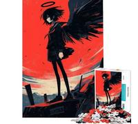 1000 Piece Jigsaw Puzzles for Teenagers Jigsaw Fallen Angel Difficult And Challenge Home Art Decor AntiStress Toys Suitable for Ages 14 And Up (38X26cm)