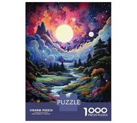 1000 Piece Jigsaw Puzzles for Teenagers Jigsaw Fantasy Landscape Art Print-8 Teenager Puzzles Hands-on Game Wall Decoration Unique Birthday And Gifts 38x26cm/1000pcs