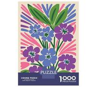 1000 Piece Jigsaw Puzzles for Teenagers Jigsaw Floral Arrangement with Abstract Elements Teenager Puzzles Fun Games A Work of Art for Birthday, Chrismas 70x50cm/1000pcs
