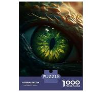 1000 Piece Jigsaw Puzzles for Teenagers Jigsaw Forest Dragons Gem Eye Jigsaw Relaxing Games A Work of Art Unique Birthday And Gifts 52x38cm/1000pcs