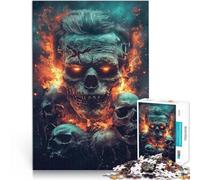 1000 Piece Jigsaw Puzzles for teenagers Jigsaw Frankenstein Skulls Lustige Spiele Die Liebe zwischen Paaren stärken75x50cm