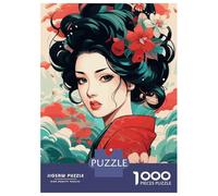 1000 Piece Jigsaw Puzzles for Teenagers Jigsaw Geisha Puzzles for Adults Toy Wall Decor Stress Reliever Unique Birthday And Gifts 52x38cm/1000pcs
