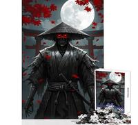 1000 Piece Jigsaw Puzzles for Teenagers Jigsaw Ghost Samurai Assassin Anti-Stress Toys Gift For Birthdays Hands-on Game Help The Brain Exercise Size 50x75cm