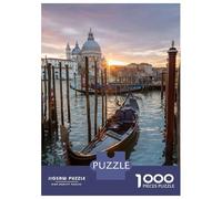 1000 Piece Jigsaw Puzzles for Teenagers Jigsaw Gondola at Sunset Venice Adult Jigsaw Puzzle Relax Games Wall Art Unique Birthday And Gifts 70x50cm/1000pcs
