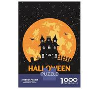 1000 Piece Jigsaw Puzzles for Teenagers Jigsaw Halloween Haunted House Puzzles for Adults Toy Wall Decor Stress Reliever Unique Birthday And Gifts 38x26cm/1000pcs