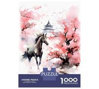 1000 Piece Jigsaw Puzzles for Teenagers Jigsaw Horse Jigsaw Puzzle Fun Games Difficult Challenge Help The Brain Exercise 70x50cm/1000pcs