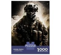 1000 Piece Jigsaw Puzzles for Teenagers Jigsaw Hunter in Smoke Mode Jigsaw for Adults Hands-on Game But Fun And Humorous Help The Brain Exercise 70x50cm/1000pcs