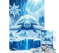 1000 Piece Jigsaw Puzzles for Teenagers Jigsaw Icy Turtle Frozen Landscape Educational Toy Birthday Gift Brain Teaser Game Help The Brain Exercise size 50x75cm