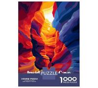 1000 Piece Jigsaw Puzzles for Teenagers Jigsaw Inside Wind Cave National Park Art Jigsaw Puzzle Anti-Stress Toys Wall Decoration for Birthday, Chrismas 38x26cm/1000pcs