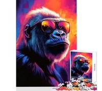 1000 Piece Jigsaw Puzzles for Teenagers Jigsaw Intellectual Primate Educational Toy Birthday Gift Brain Teaser Game Help The Brain Exercise size 38x52cm