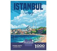 1000 Piece Jigsaw Puzzles for Teenagers Jigsaw Istanbul Turkey Jigsaw Puzzle Brain Teaser Game Home Decoration Deal As Gifts for The Whole Family 38x26cm/1000pcs