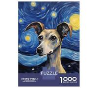 1000 Piece Jigsaw Puzzles for Teenagers Jigsaw Italian Greyhound Dog Jigsaw for Adults Hands-on Game But Fun And Humorous Help The Brain Exercise 52x38cm/1000pcs