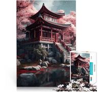 1000 Piece Jigsaw Puzzles for teenagers Jigsaw Japanese Architecture Präzisionsschnitt Ein Kunstwerk75x50cm