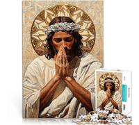 1000 Piece Jigsaw Puzzles for teenagers Jigsaw Jesus in Prayer Mustermontage Tolle Geschenke und Spielzeuge38x26cm