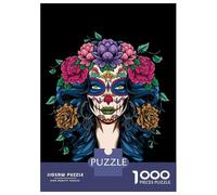 1000 Piece Jigsaw Puzzles for Teenagers Jigsaw La Catrina Los Muertos Day Jigsaw for Adults Hands-on Game But Fun And Humorous Help The Brain Exercise 52x38cm/1000pcs