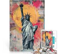 1000 Piece Jigsaw Puzzles for teenagers Jigsaw LIBERTY SYMBOL OF FREEDOM Schwierig Schwer Wohnkunstdekor38x26cm