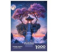 1000 Piece Jigsaw Puzzles for Teenagers Jigsaw Lunar Blossom Shrine Jigsaw Relaxing Games A Work of Art Unique Birthday And Gifts 52x38cm/1000pcs