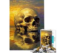 1000 Piece Jigsaw Puzzles for Teenagers Jigsaw Memento Mori Reflections Difficult And Challenge Home Art Decor AntiStress Toys Suitable for Ages 14 And Up (50X75cm)