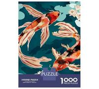 1000 Piece Jigsaw Puzzles for Teenagers Jigsaw Metallic Koi VII Adult Puzzles Toy Wall Decor Presents for Women Unique Birthday And Gifts 38x26cm/1000pcs