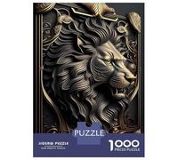 1000 Piece Jigsaw Puzzles for Teenagers Jigsaw Mighty God Lion Jigsaw for Adults Hands-on Game But Fun And Humorous Help The Brain Exercise 70x50cm/1000pcs