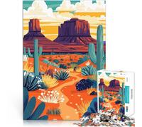 1000 Piece Jigsaw Puzzles for teenagers Jigsaw Monument Valley Arizona Desert Landscape DIY-Spielzeug Wanddekoration52x38cm