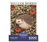 1000 Piece Jigsaw Puzzles for Teenagers Jigsaw Morris Hedgehog Botanical Exhibition Jigsaw for Adults Hands-on Game But Fun And Humorous Help The Brain Exercise 70x50cm/1000pcs