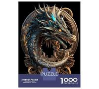 1000 Piece Jigsaw Puzzles for Teenagers Jigsaw Mystical Cosmic Dragon Jigsaw for Adults Hands-on Game But Fun And Humorous Help The Brain Exercise 38x26cm/1000pcs