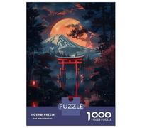 1000 Piece Jigsaw Puzzles for Teenagers Jigsaw Mystical Night Japanese Adult Jigsaw Puzzle Relax Games Wall Art Unique Birthday And Gifts 70x50cm/1000pcs