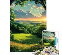 1000 Piece Jigsaw Puzzles for Teenagers Jigsaw Nature Landscape Puzzle for Adults Toy Wall Decor Improve Memory Stress Reduction Gifts (Size 38x52cm)